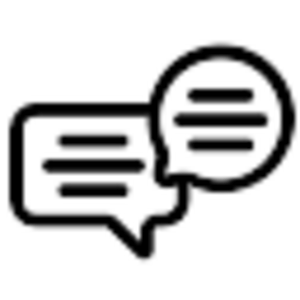 Chat bubbles c.svg